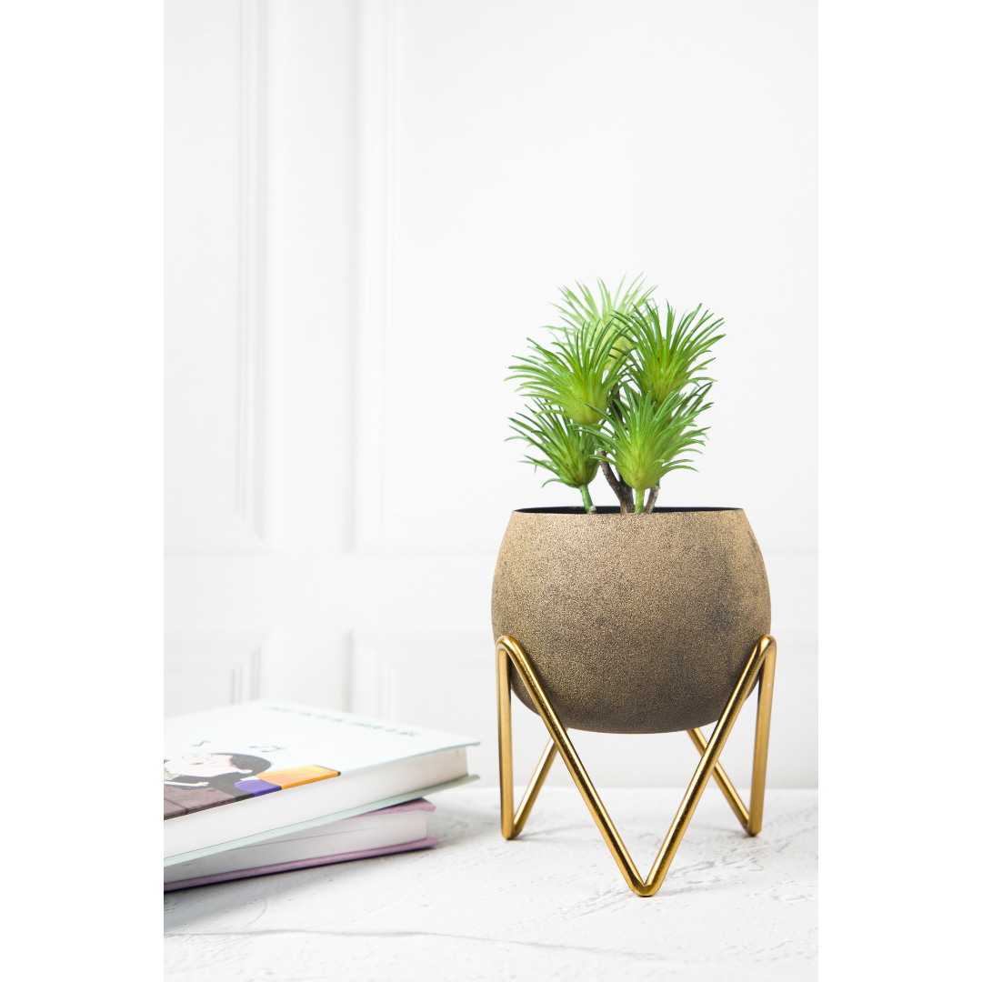 Earth Gold Table Planter