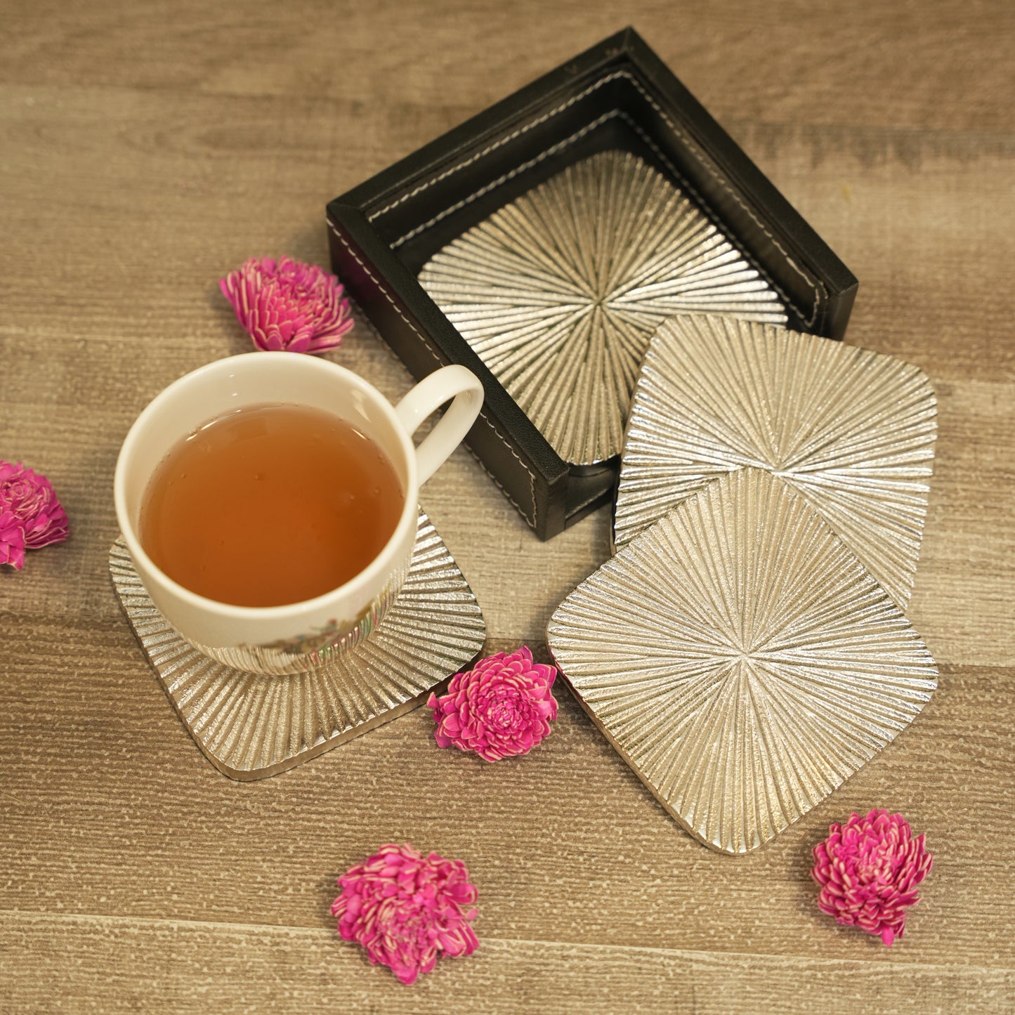 Silver Metal Coaster