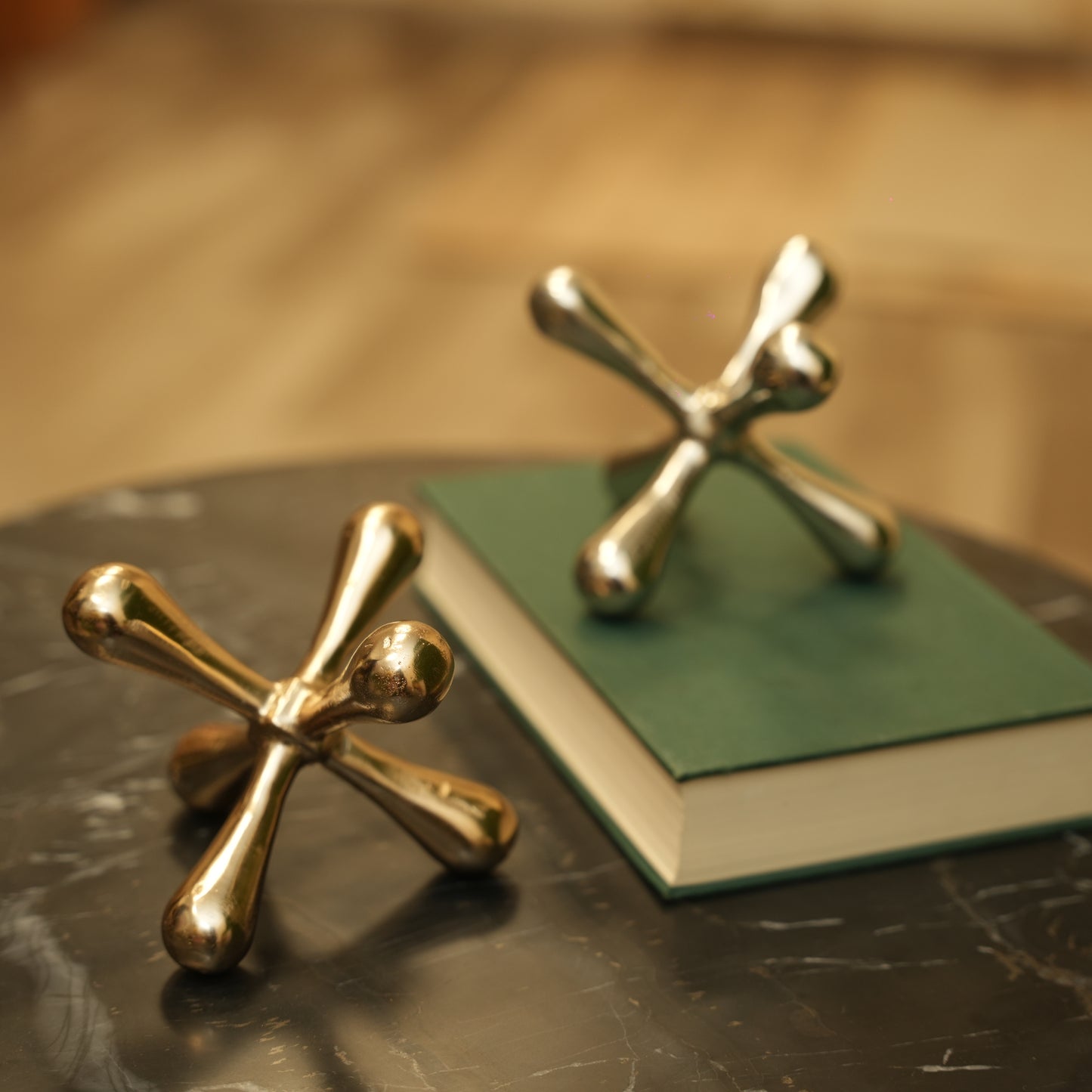 Champagne Gold Orb Décor