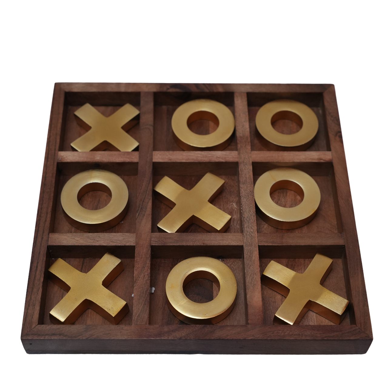 Tic Tac Toe Gold Décor Accent