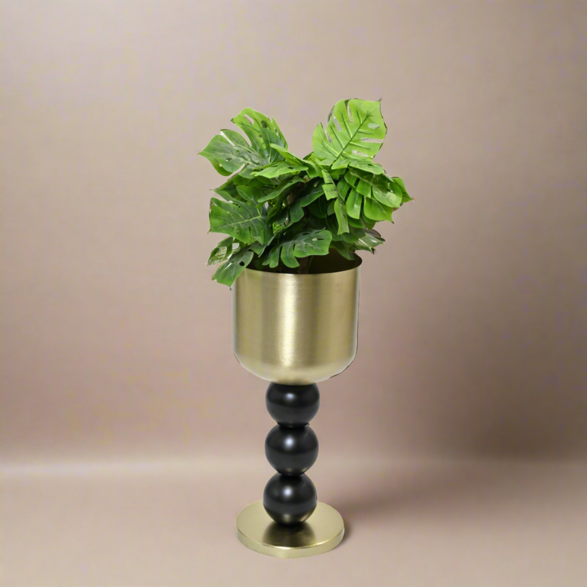 Black and Gold Planter